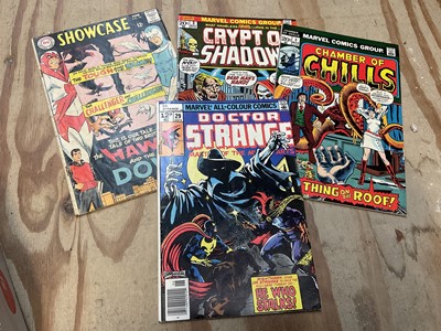 Lot 1706 - Four early DC and Marvel comics, together with more modern comics