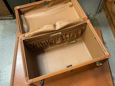 Lot 130 - Two Samsonite leather cases.