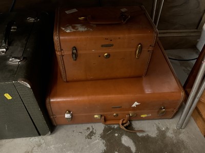 Lot 130 - Two Samsonite leather cases.