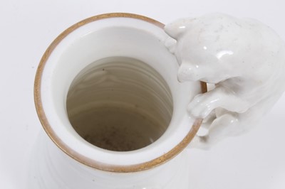 Lot 178 - A Copeland jug, in the form of a cat peering into a milk churn, circa 1880