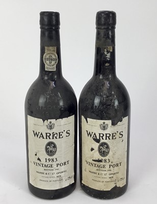 Lot 46 - Port - two bottles, Warre’s 1983, bottled 1985