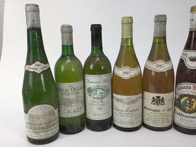 Lot 96 - Mixed group of white wines to include, 1987 Puligny-Montrachet, Montagny 1985