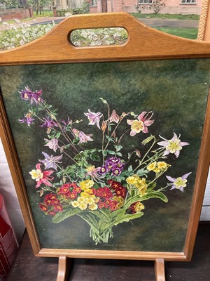 Lot 255 - Alfred Hawkins Palmer (1905-1984) oil board, Old House, Chelsworth, together with a group of works by the same hand