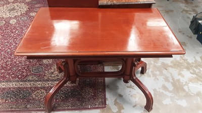 Lot 1109 - Mahogany side table, 104cm wide, 64cm deep, 75cm high