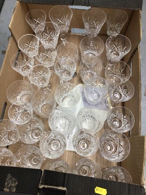 Lot 602 - Stuart Crystal cut glass table service