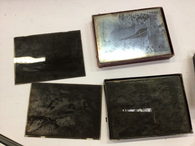 Lot 2631 - Two boxes vintage exposed glass negatives, 5" x 4". 3 shots of Boer War Spion Kop Jann 24-26 1900. 23 other images of similar vintage