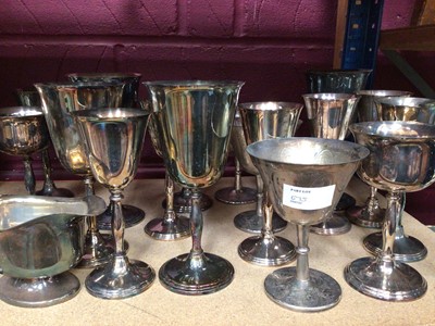 Lot 675 - Collection of silver plated wares