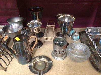 Lot 675 - Collection of silver plated wares