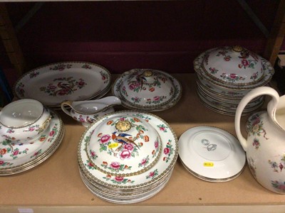 Lot 678 - Paragon 'Rockingham' pattern teaset, Crown Ducal dinner service, Wheildon Ware 'Pheasant' pattern dinner service and a George Jones Cresent China teaset