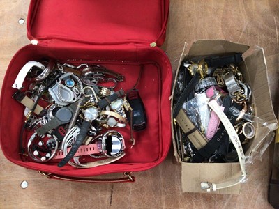 Lot 712 - Large selection of watches and watch parts