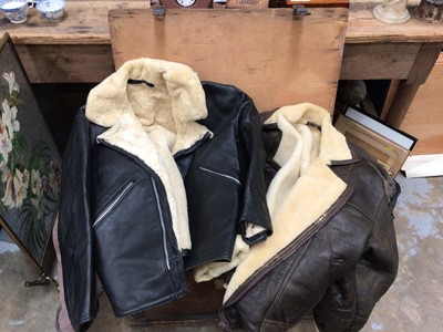 Lot 56 - Seven leather jackets