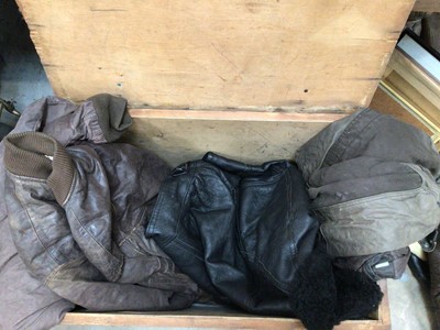 Lot 56 - Seven leather jackets