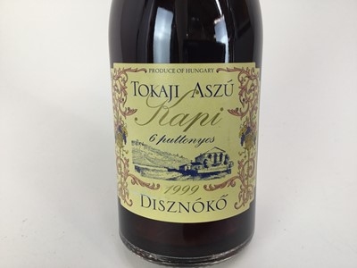 Lot 2 - Wine, one bottle, Tokaji Aszu Kapi 1999 Disnoko dessert wine, 500ml