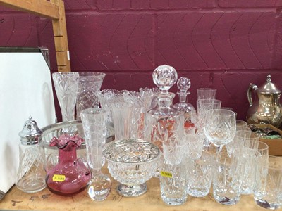 Lot 730 - Large collection of marbles, together with silver plate and cut glassware