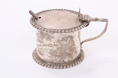 Lot 326 - Victorian silver mustard pot