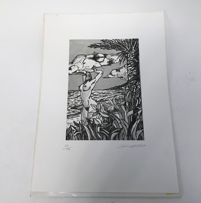 Lot 117 - Max Sauvage signed limited edition etching, in folder