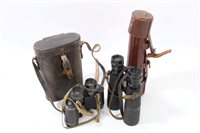 Lot 582 - Pair of Carl Zeiss Jena binoculars, marked...