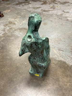 Lot 159 - Terence Jack Oram: Two bronzed plaster sculptures