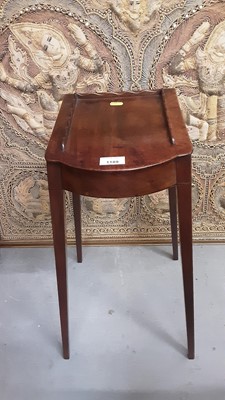 Lot 1189 - Georgian mahogany Kettle / urn stand