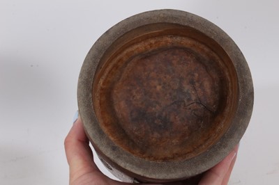 Lot 811 - Good group of Indian and Middle Eastern metalwares, circa 19th century, including vases and bowls, with engraved and relief-form decoration