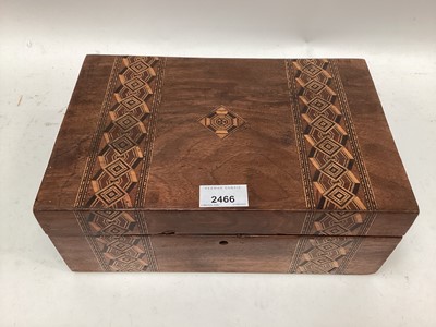 Lot 2466 - Group of 19th century wooden boxes