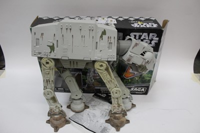 Lot 1814 - Collection of Star Wars toys including Lego sets, figures and machine.  Construction kit etc.