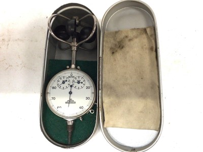 Lot 2654 - Fuess Berlin Steglitz wind gauge in case