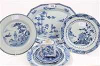 Lot 316 - 18th century Chinese export blue and white...