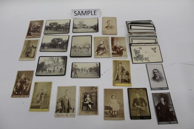 Lot 1411 - Collection of cabinet cards and  carte de visite photographs