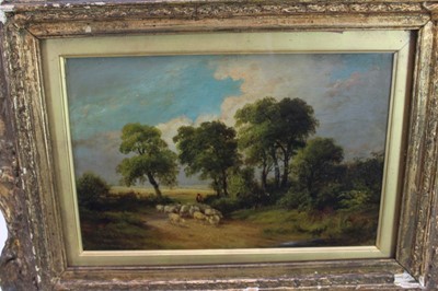 Lot 176 - Attributed to Patrick Nasmyth (1787-1831) oil on panel, drover in a lane, signed.