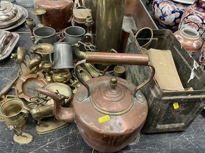 Lot 148 - Collection of copper, brass and sundries