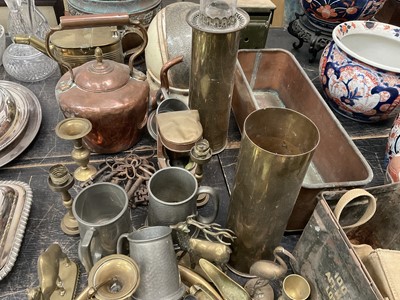 Lot 148 - Collection of copper, brass and sundries
