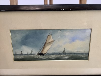 Lot 97 - Two 19th century Dutch marine watercolours, framed and glazed