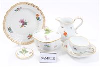 Lot 325 - Early 20th century Meissen coffee ware with...