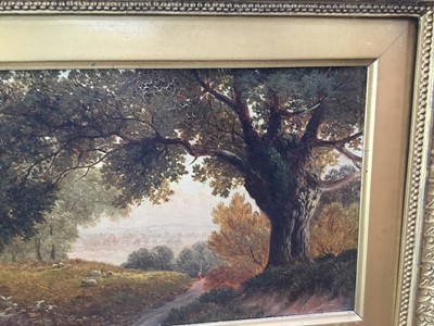 Lot 69 - English school, 19th century oil on canvas - Evening Glow, indistinctly signed and titled verso.