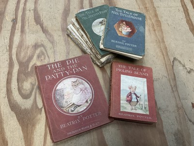 Lot 1704 - Eight Beatrix Potter books, early editions