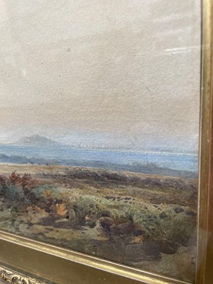 Lot 1083 - Edward Duncan (1803-1882) watercolour, going to market, signed and dated 1859.
