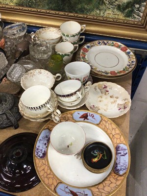 Lot 113 - Group of 19th century and later china, including tea wares, Doulton figure, etc