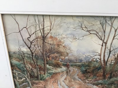 Lot 75 - C. Ashmore, pair of watercolours, both signed and dated 1910 and 1908, framed