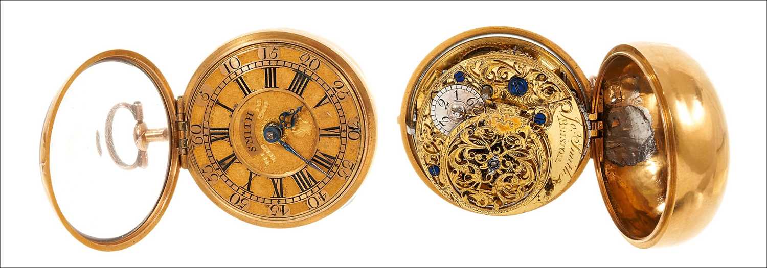Lot 552 - George III gold pocket watch by Joseph Smith