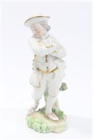 Lot 343 - 18th century Derby porcelain figure emblematic...