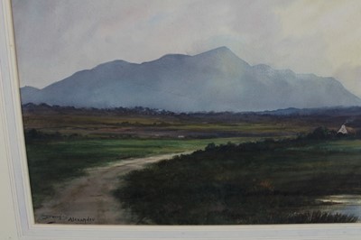 Lot 1072 - Douglas Alexander (1871-1945) watercolour, County Kerry, signed.