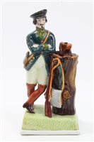 Lot 347 - Imperial Russian porcelain figure / table...