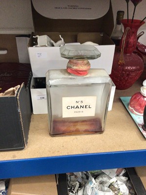 Lot 120 - Large Chanel No. 5 perfume bottle