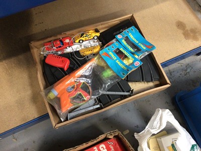 Lot 127 - Quantity of toys and games, including model cars, Grand Prix racing, etc