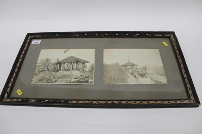 Lot 1496 - Pair of early 20th century framed photographs- The Royal Party at Senator Kirch 1901'