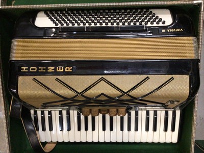 Lot 687 - Horner Vituola III 120 button piano accordion