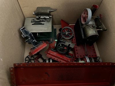 Lot 172 - Group of model engines and tools, together with model vehicles