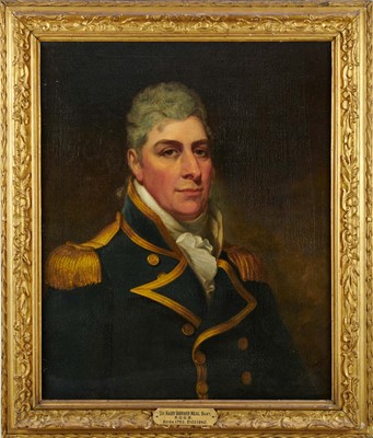 Lot 1212 - Regency portrait of Sir Harry Burrard Neal, relating to portrait by Mather Brown, either by the artist or after the engraving made by Charles Turner