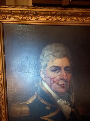 Lot 1212 - Regency portrait of Sir Harry Burrard Neal, relating to portrait by Mather Brown, either by the artist or after the engraving made by Charles Turner